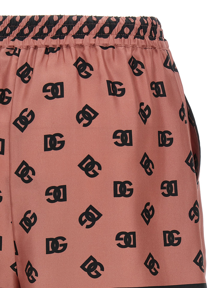 Dolce &amp; Gabbana Multicolor Silk Bermuda Shorts