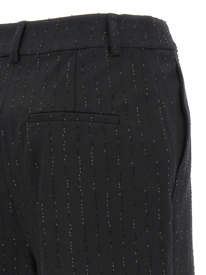 Max Mara Black Virgin Wool Bermuda Shorts