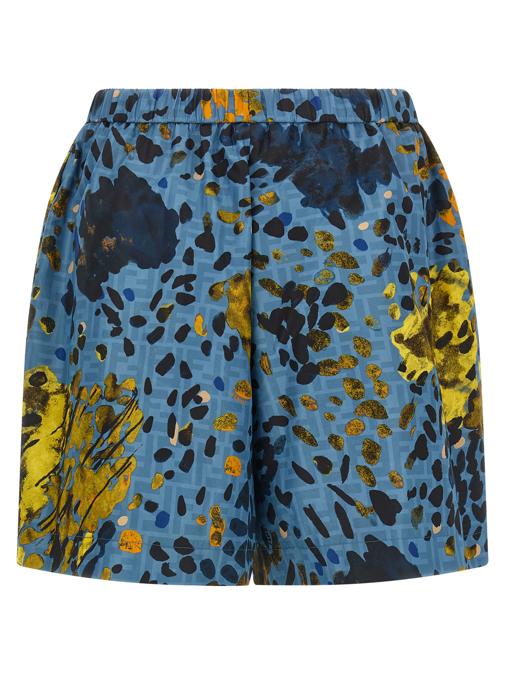 Women’s Fendi Blue Polyester Bermuda Shorts