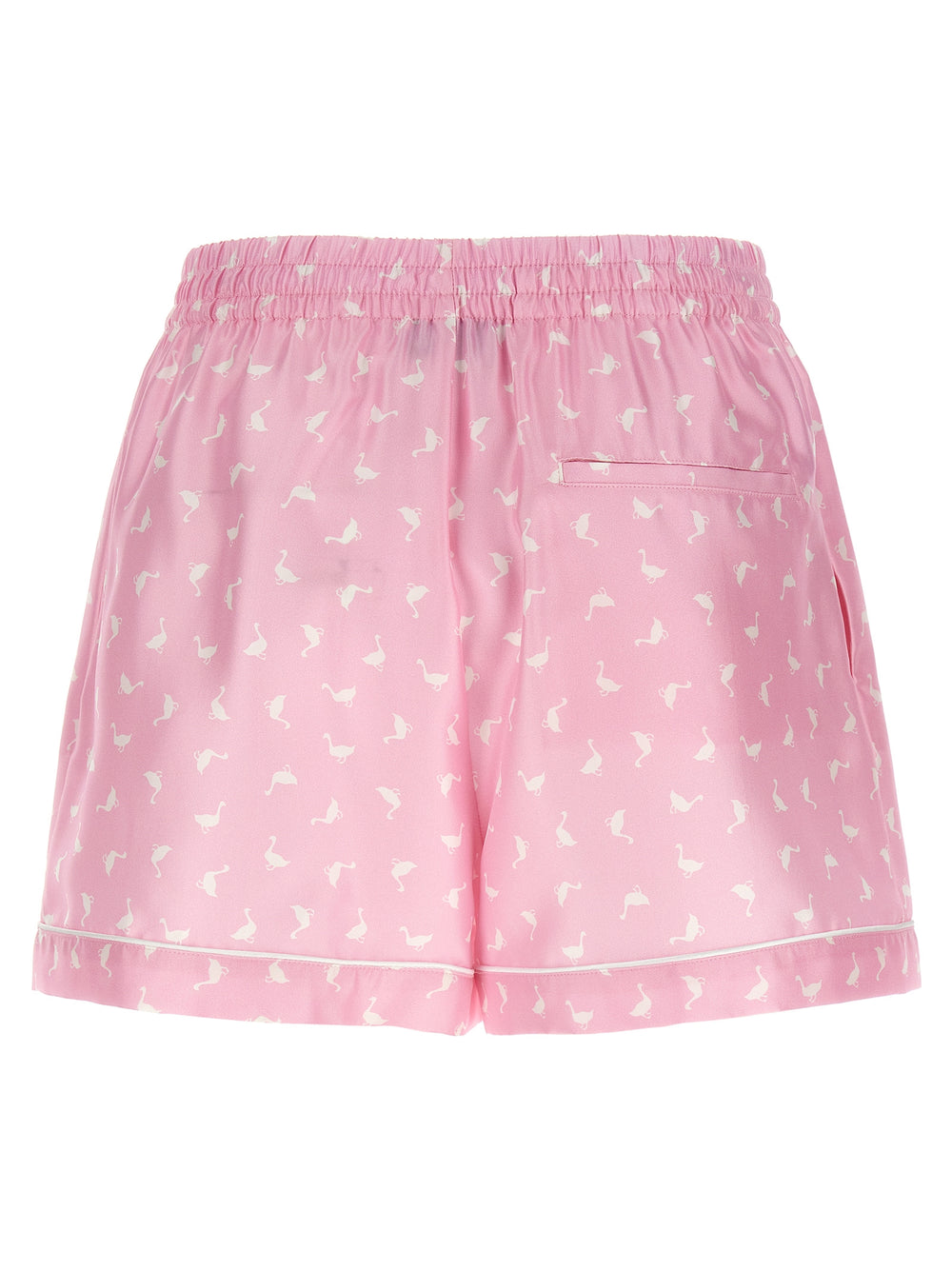 Women’s Moschino Multicolor Silk Bermuda Shorts