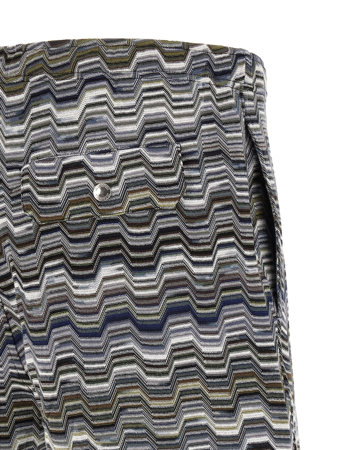 Missoni Bicolor Cotton Bermuda Shorts