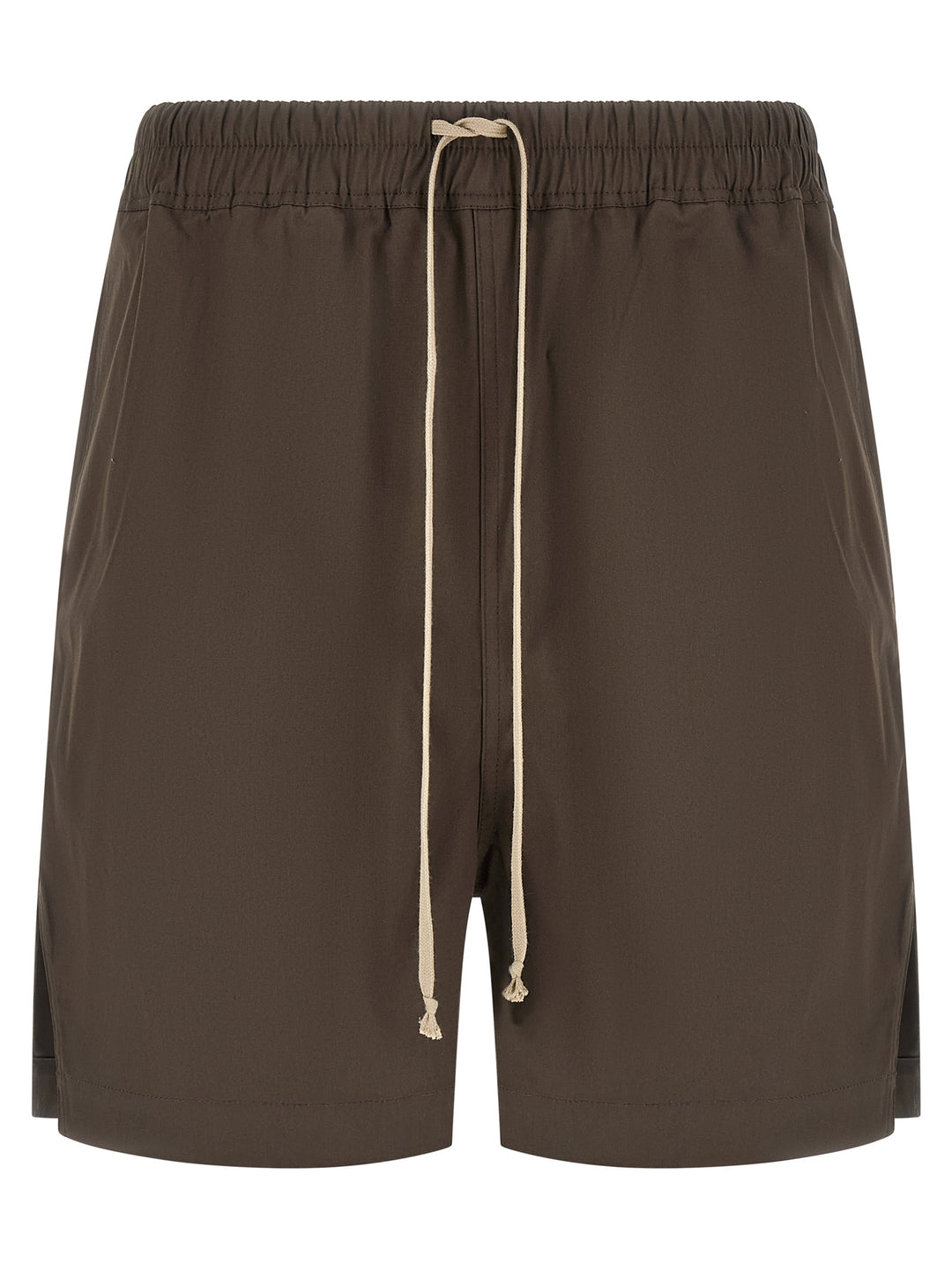 Rick Owens Brown Cotton Bermuda Shorts