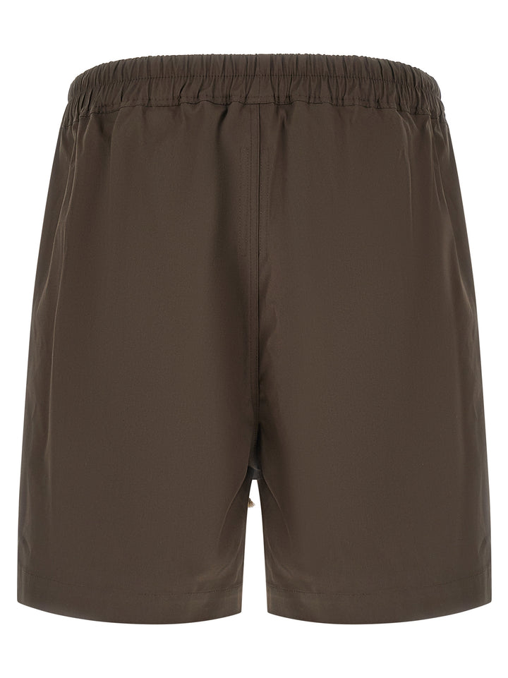 Rick Owens Brown Cotton Bermuda Shorts