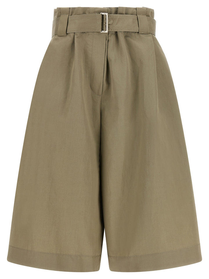 Brunello Cucinelli Bicolor Cotton Bermuda Shorts