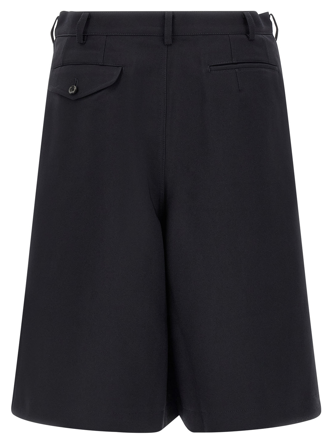 Comme Des Garçons Blue Polyester Bermuda Shorts