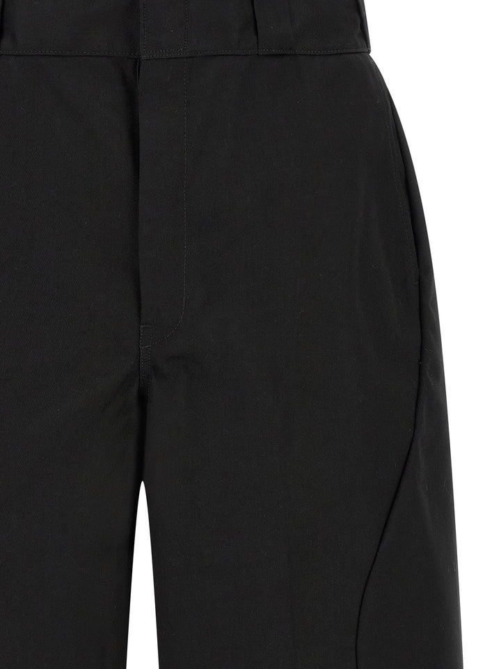 Undercover Black Polyester Bermuda Shorts