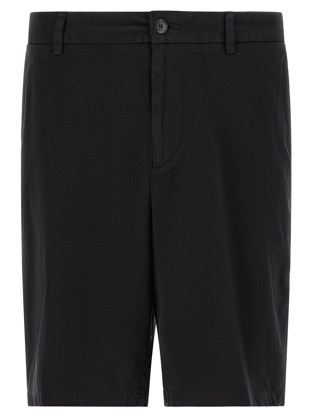 Hugo Boss Black Cotton Bermuda Shorts