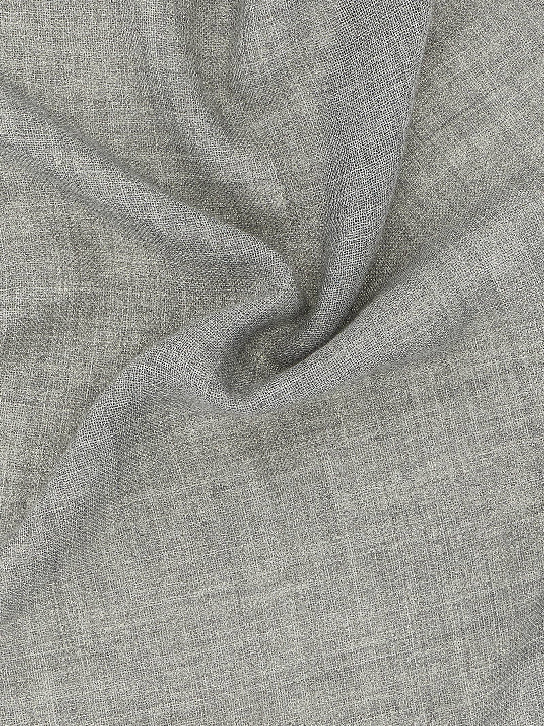 Brunello Cucinelli Gray Virgin Wool Scarf
