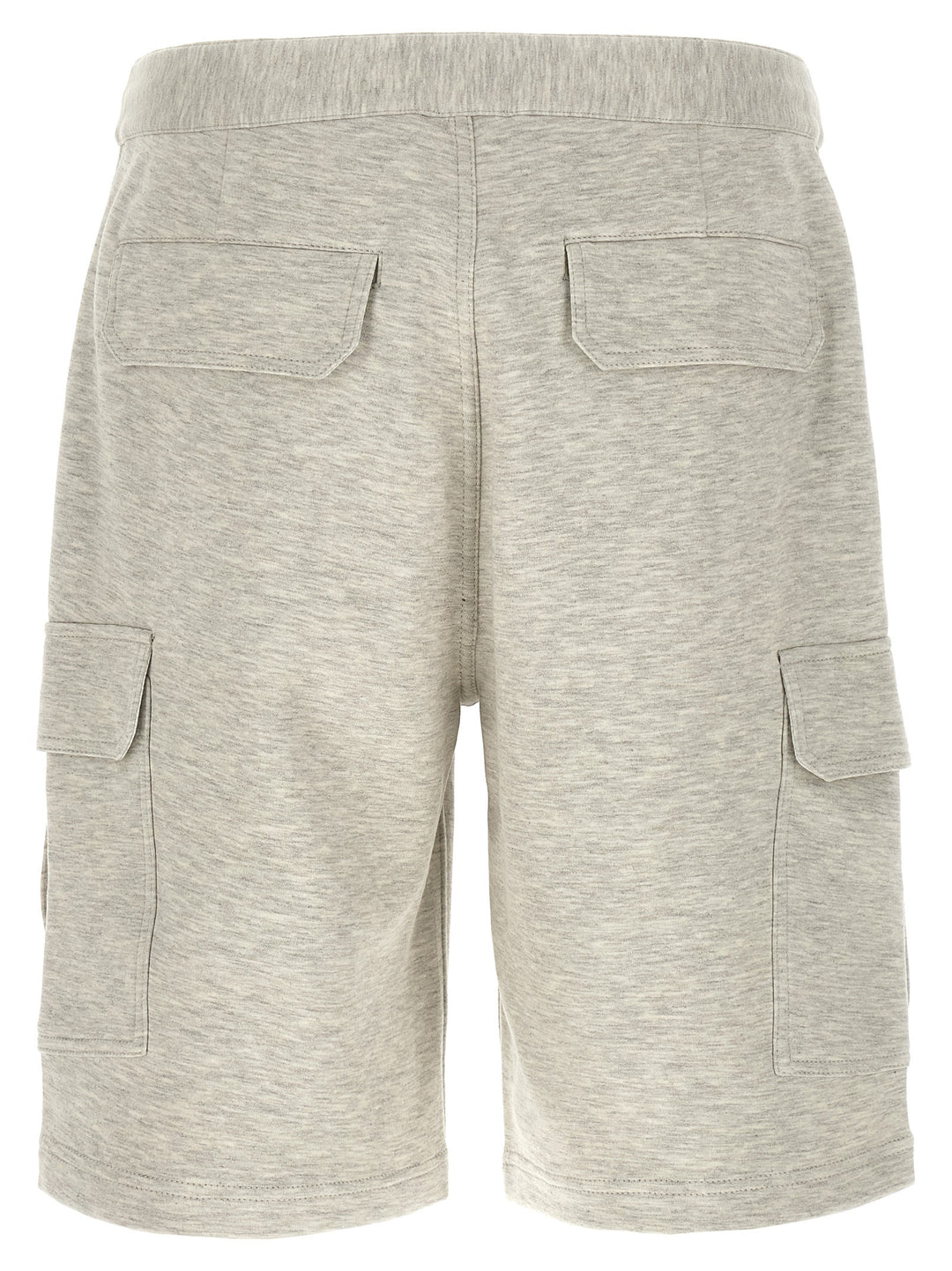 Brunello Cucinelli Gray Cotton Bermuda Shorts
