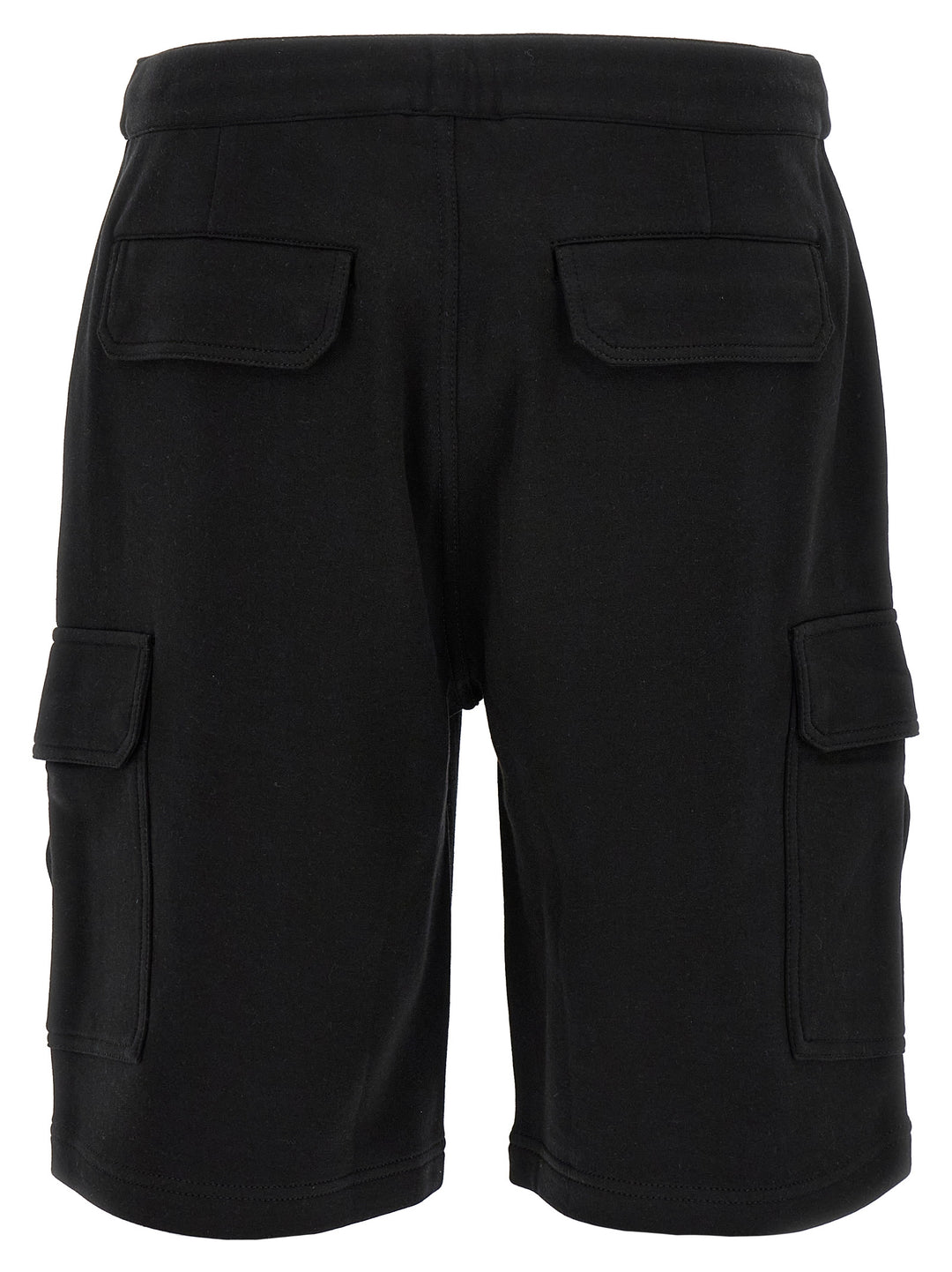 Brunello Cucinelli Black Cotton Bermuda Shorts