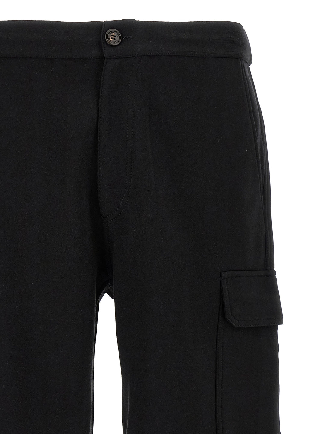 Brunello Cucinelli Black Cotton Bermuda Shorts