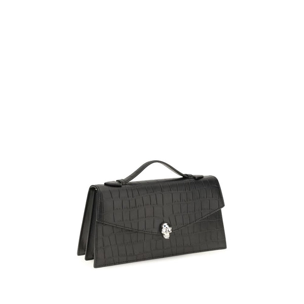 Alexander McQueen - Black Calf Leather Bos Taurus Handbag