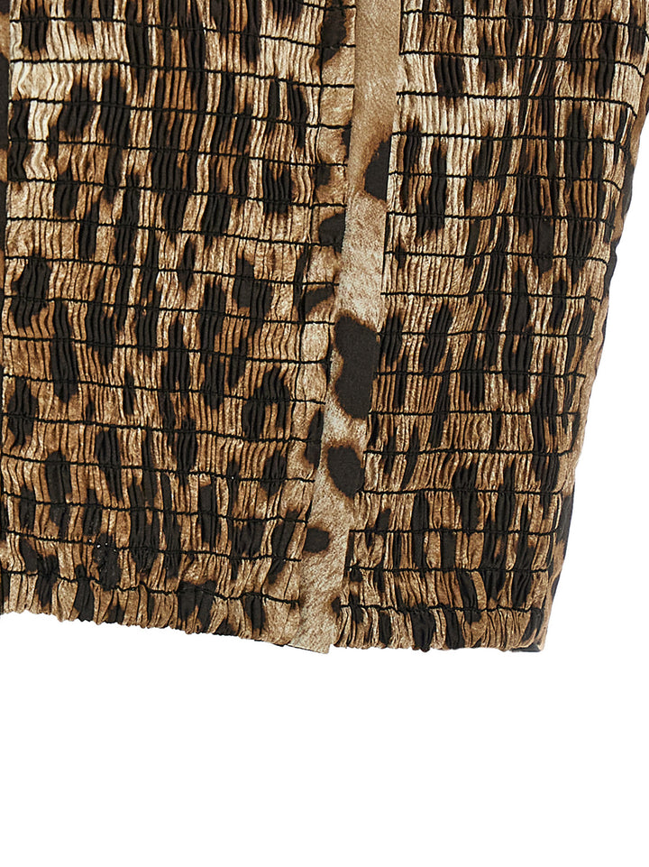 Dolce &amp; Gabbana Brown Cotton Blouse