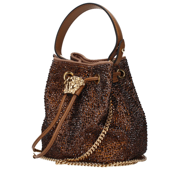 Versace - Brown Satin Handbag