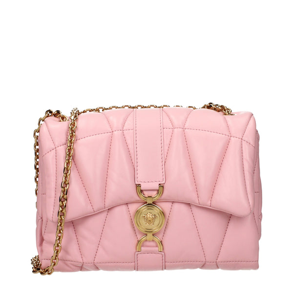 Versace - Pink Leather Shoulder Bag