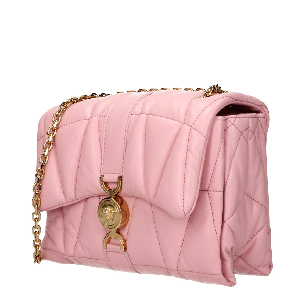 Versace - Pink Leather Shoulder Bag