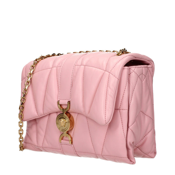 Versace - Pink Leather Shoulder Bag