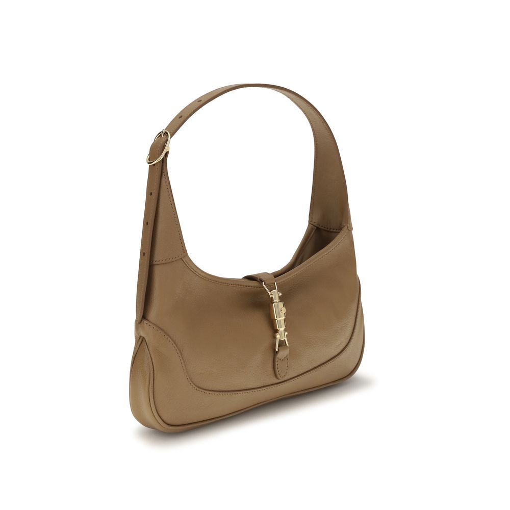 Gucci - Beige Calf Leather Bos Taurus Shoulder Bag