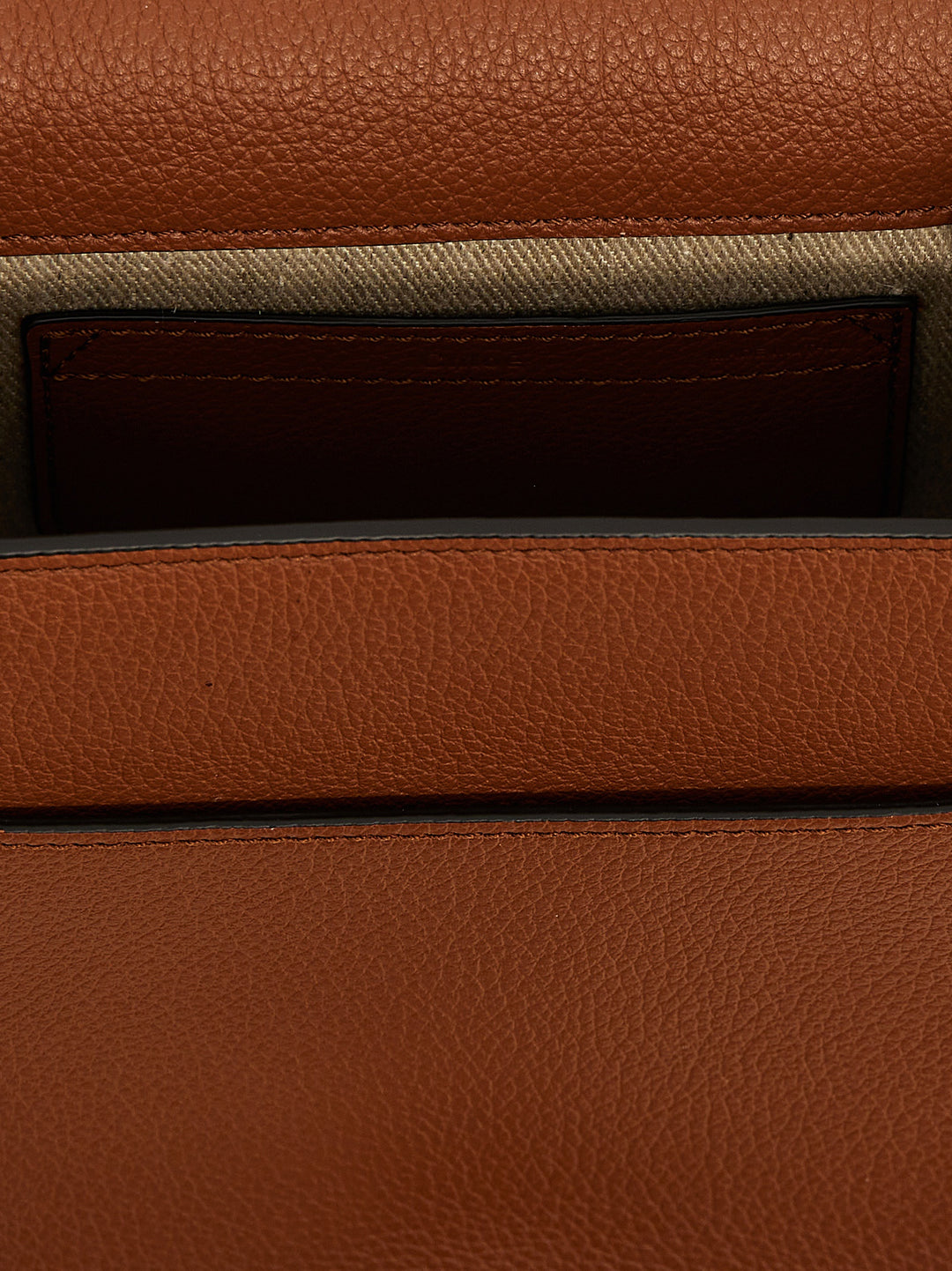 Chloé Brown Lamb Leather Crossbody Bag