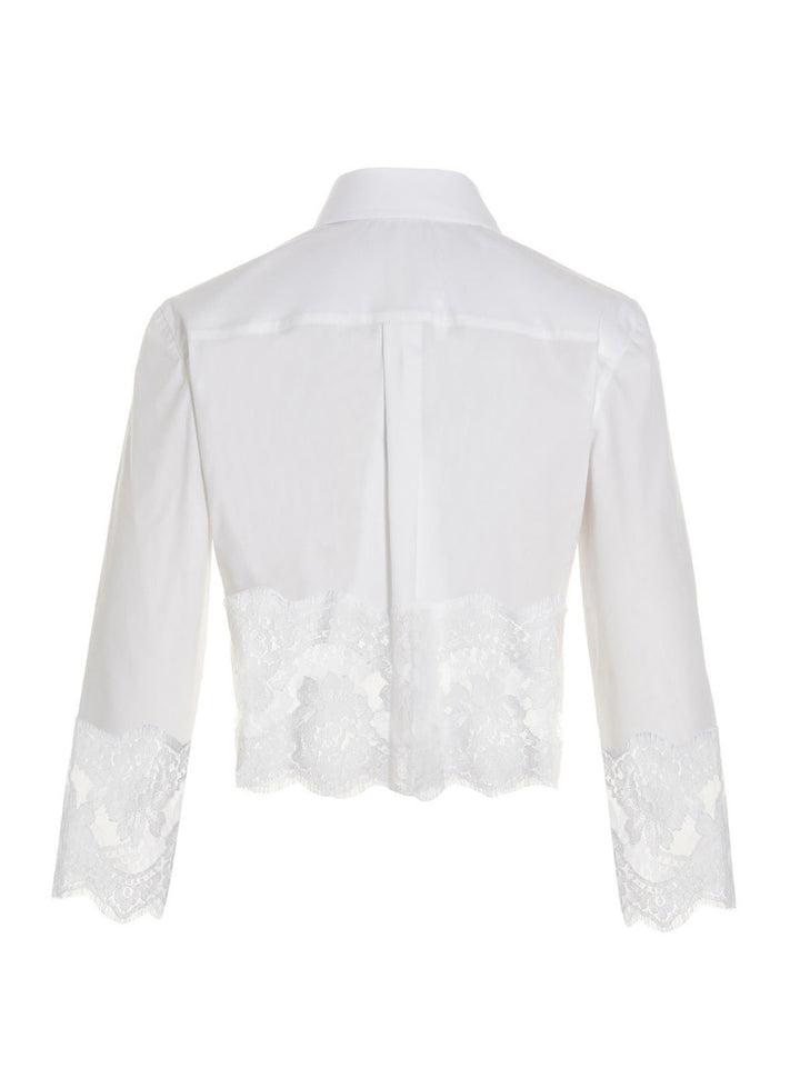 Dolce &amp; Gabbana White Cotton Blouse