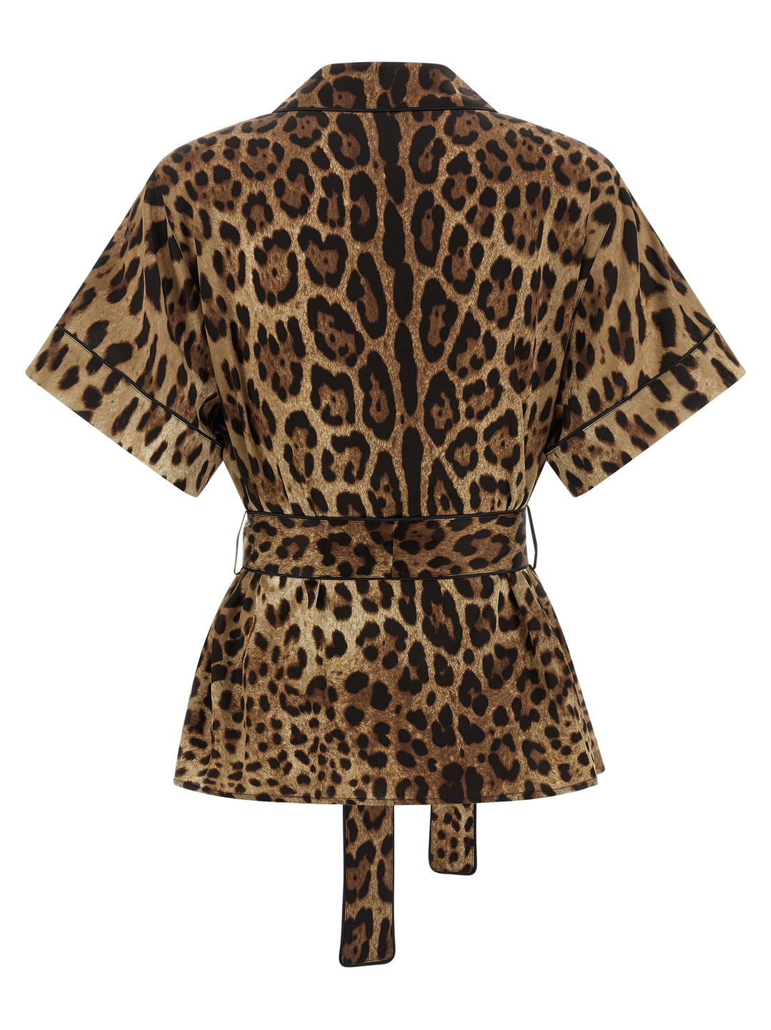 Dolce &amp; Gabbana Brown Silk Blouse