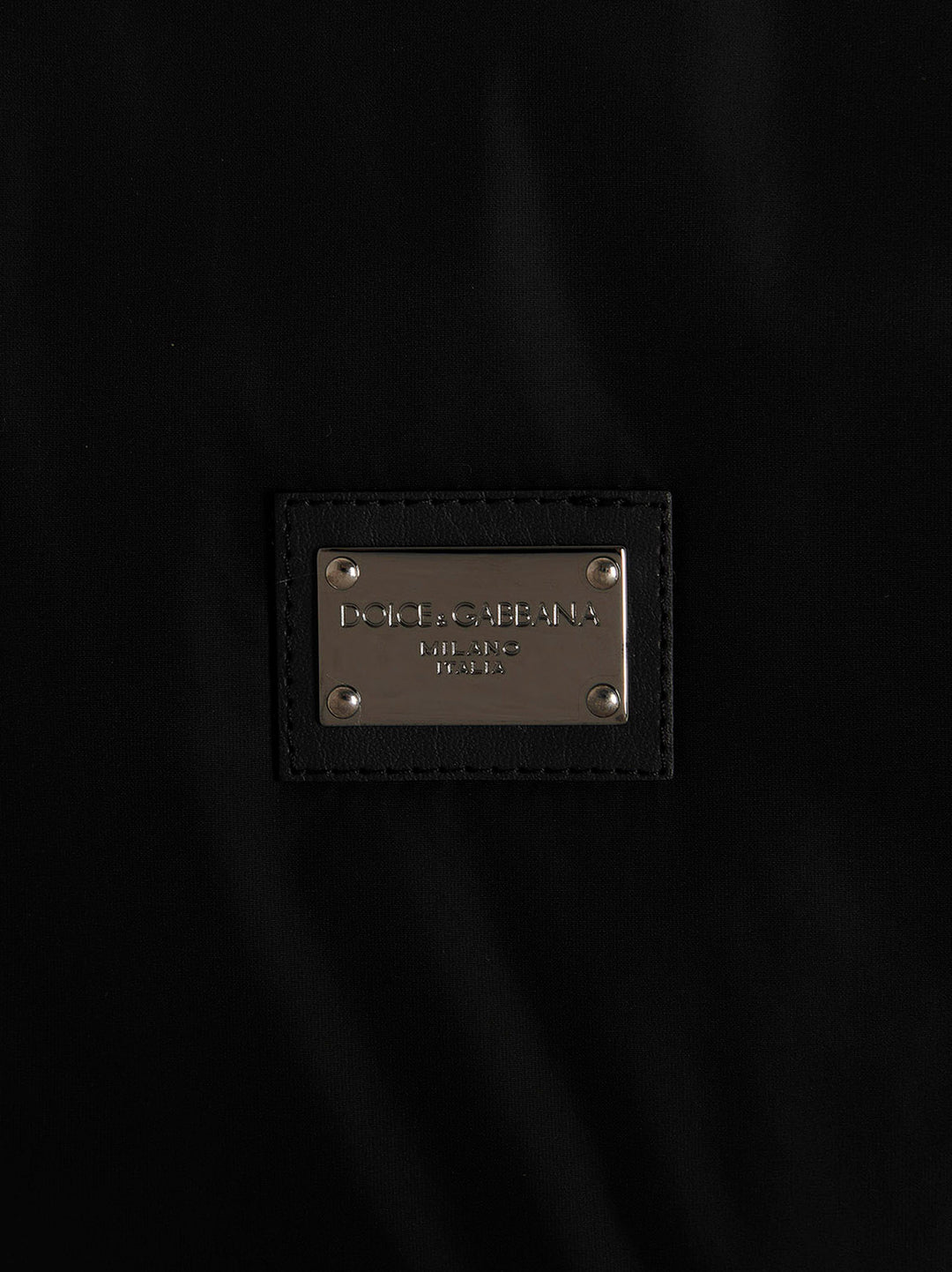 Dolce &amp; Gabbana Black Polyamide Bomber