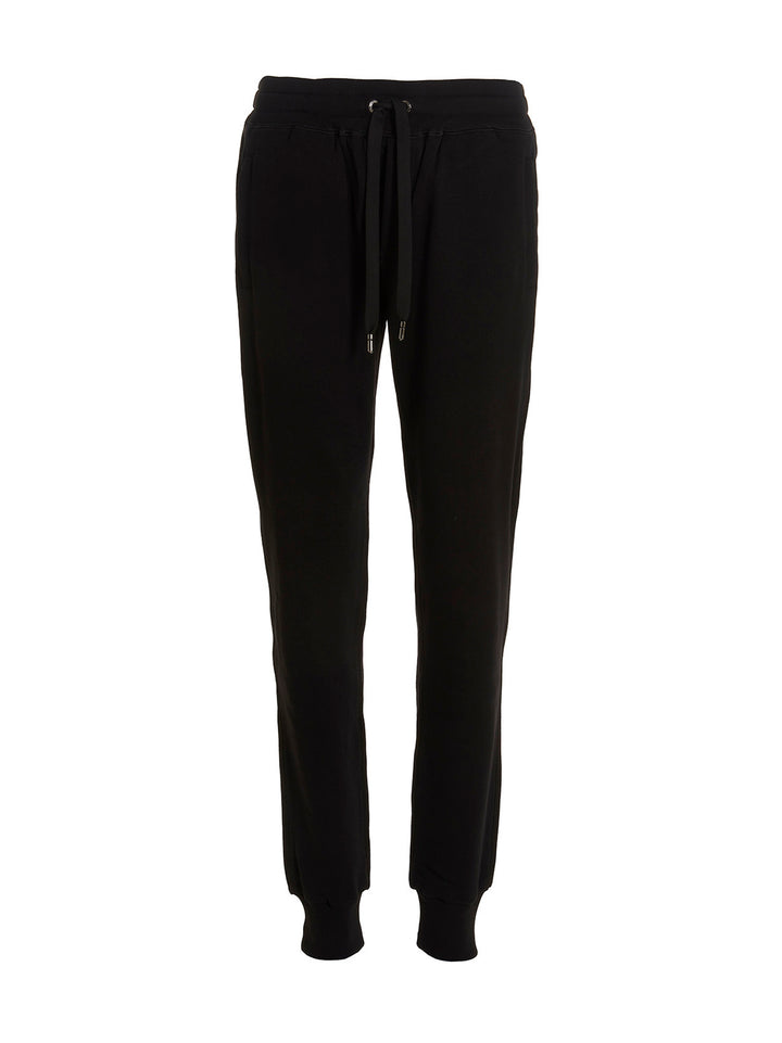 Dolce &amp; Gabbana Black Cotton Joggers (Workout Pants)