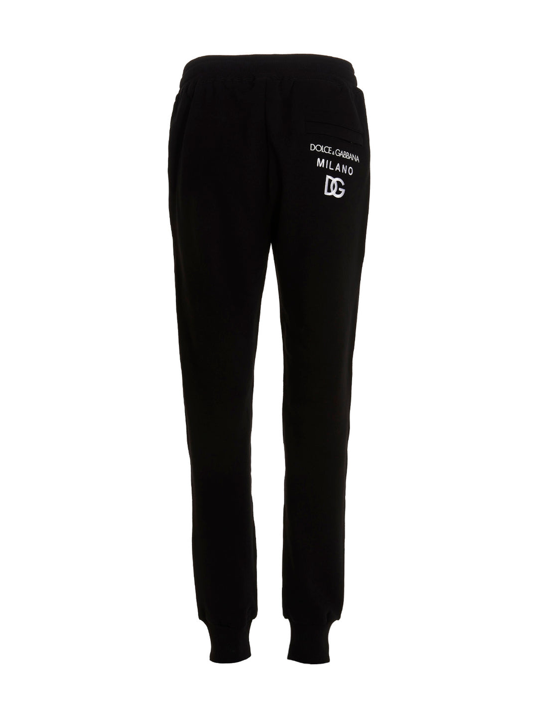 Dolce &amp; Gabbana Black Cotton Joggers (Workout Pants)