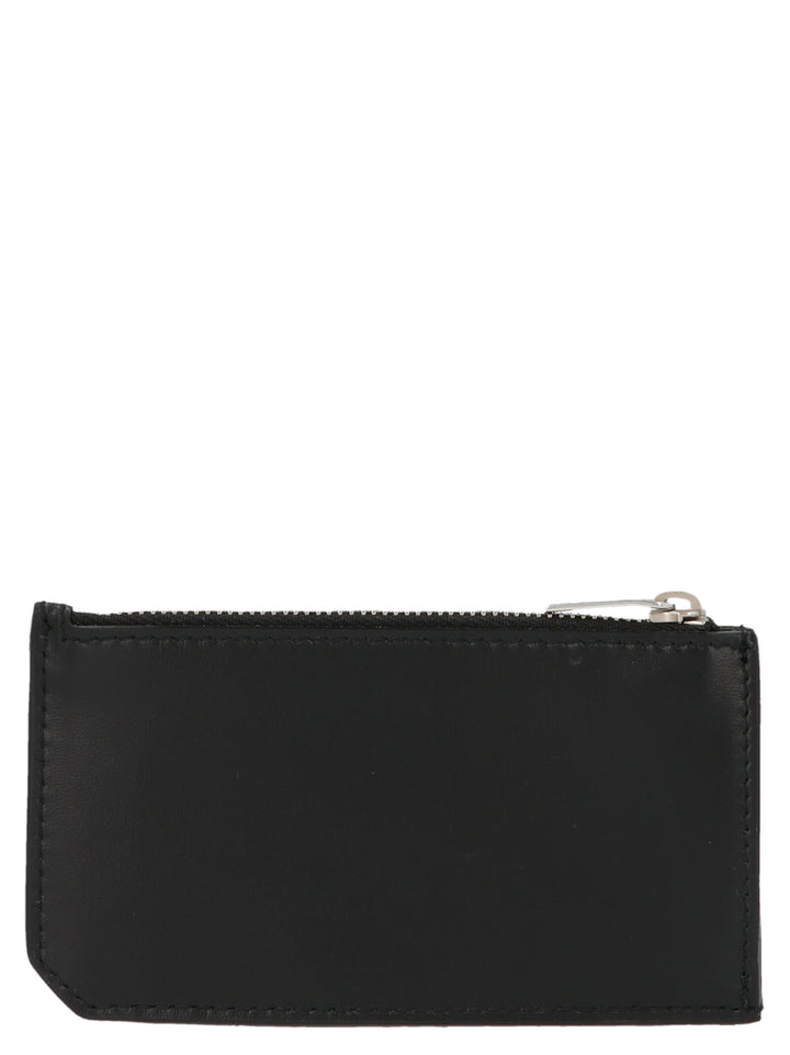 Saint Laurent Black Calfskin Cardholder
