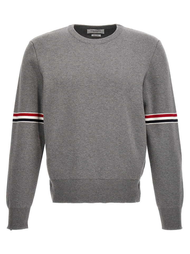 Thom Browne Gray Cotton Cardigan