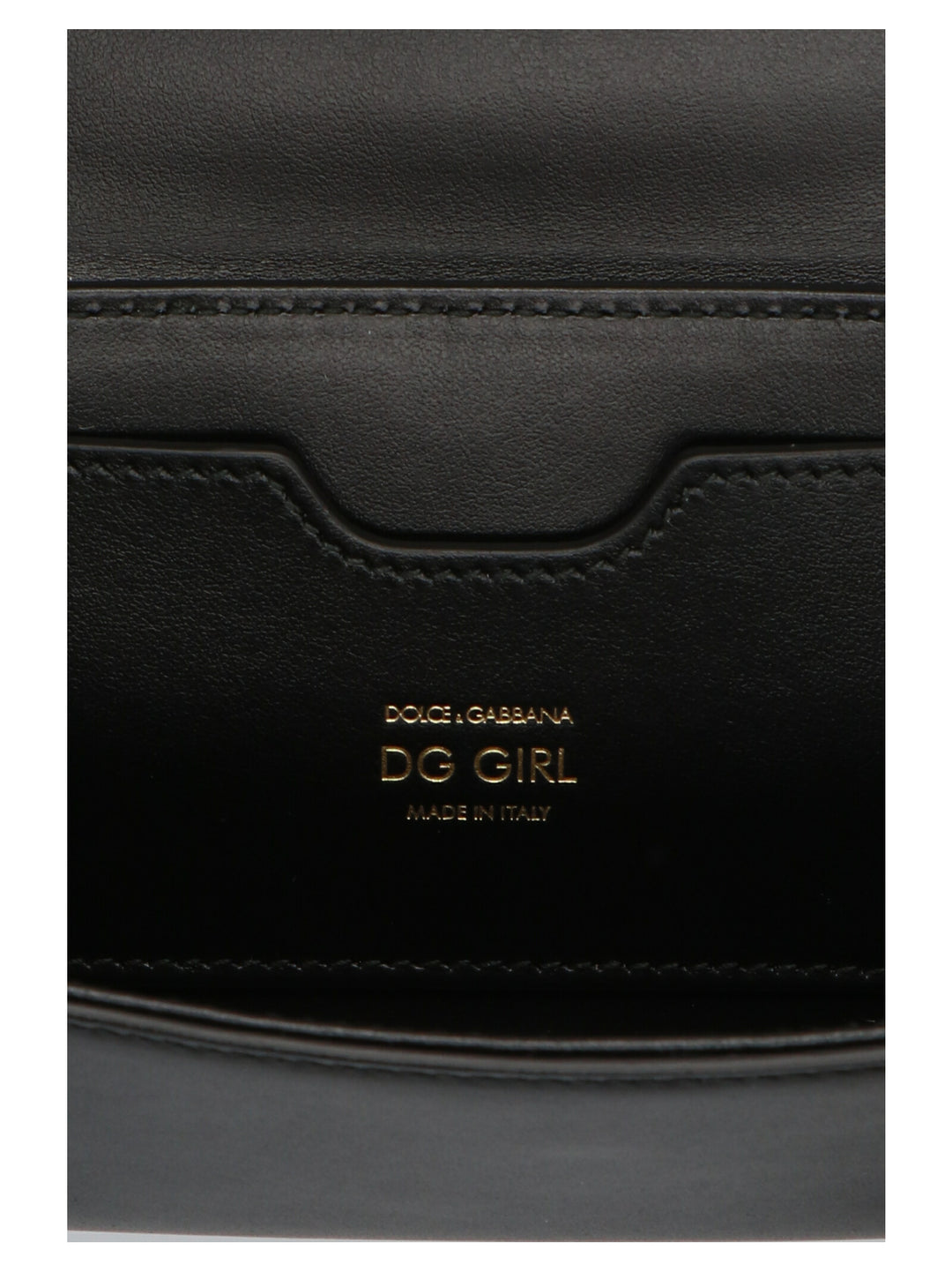 Dolce &amp; Gabbana Black Calfskin Crossbody Bag
