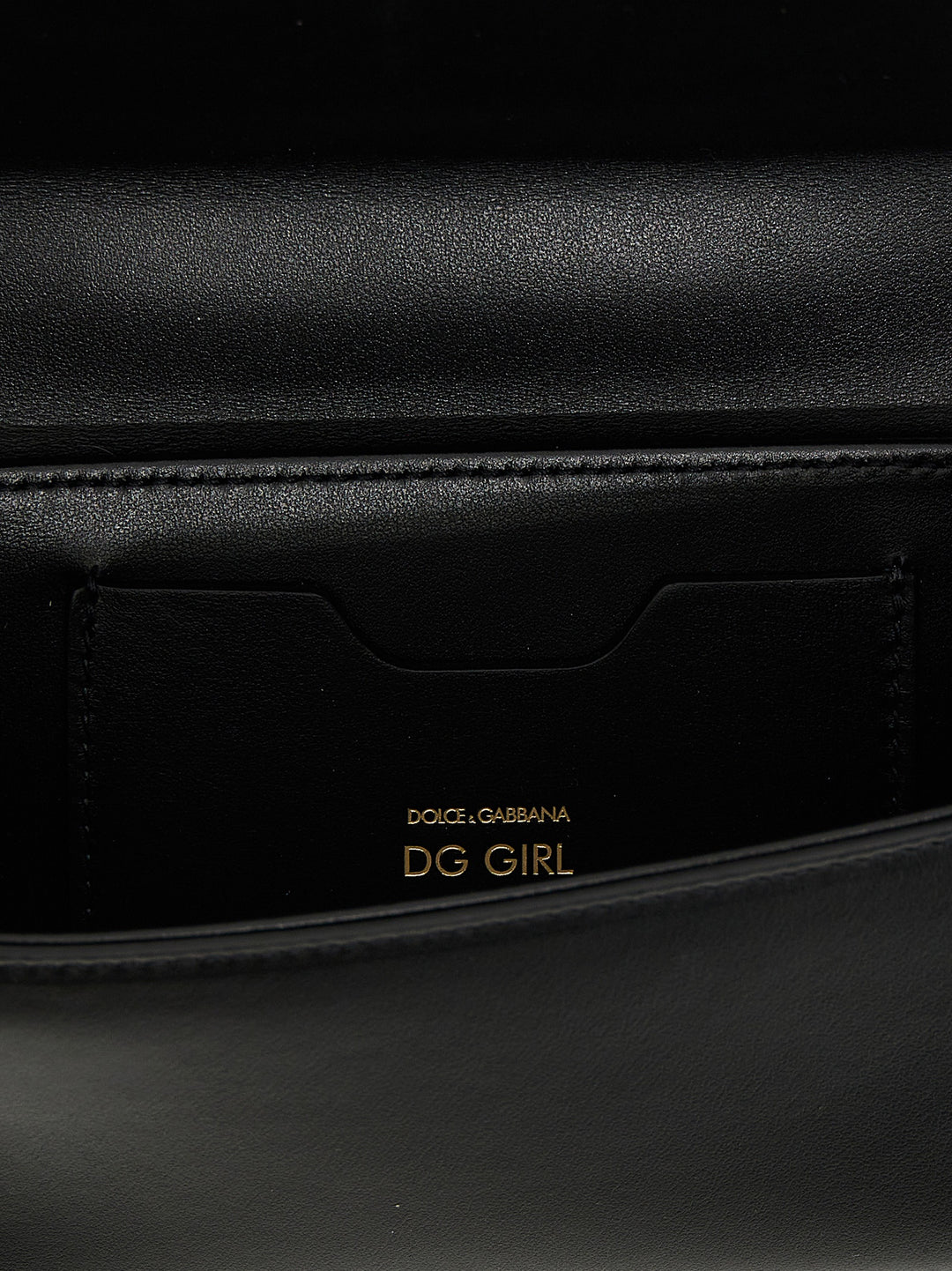 Dolce &amp; Gabbana Black Calfskin Crossbody Bag