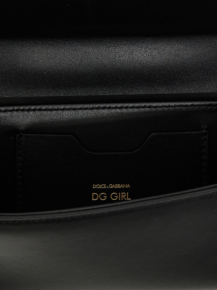 Dolce &amp; Gabbana Black Calfskin Crossbody Bag