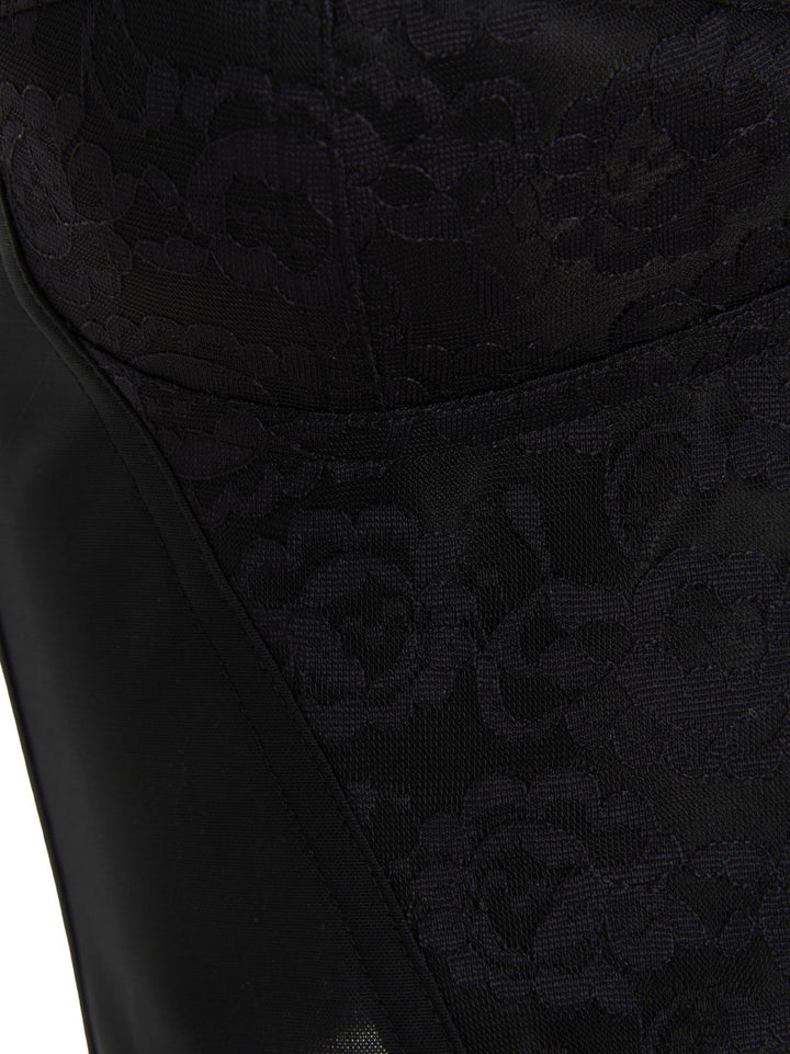 Dolce &amp; Gabbana Black Polyamide Tank Tops