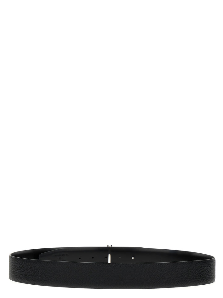 Tom Ford Black Calfskin Regular Belt
