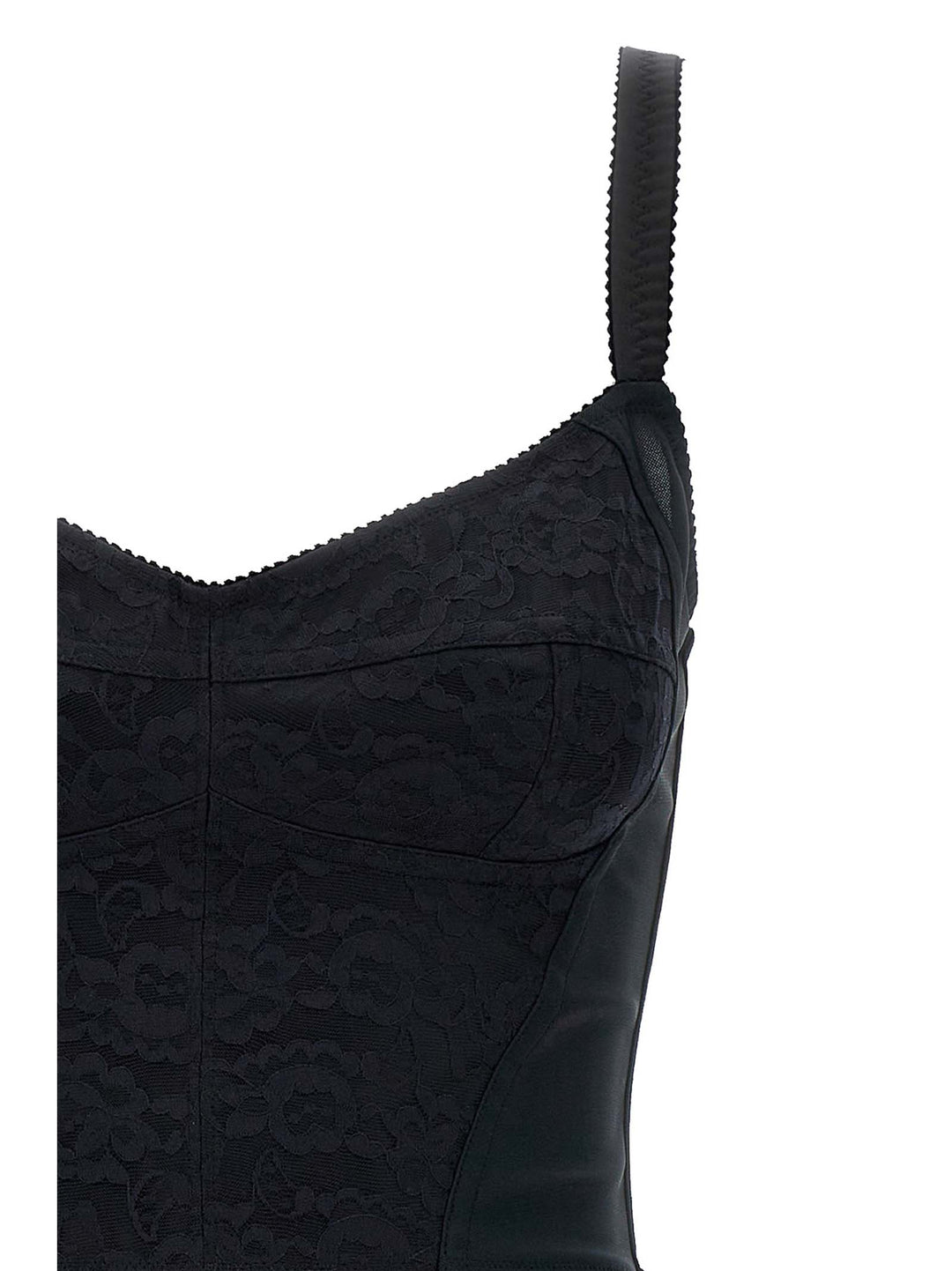 Dolce &amp; Gabbana Black Polyester Short Dress