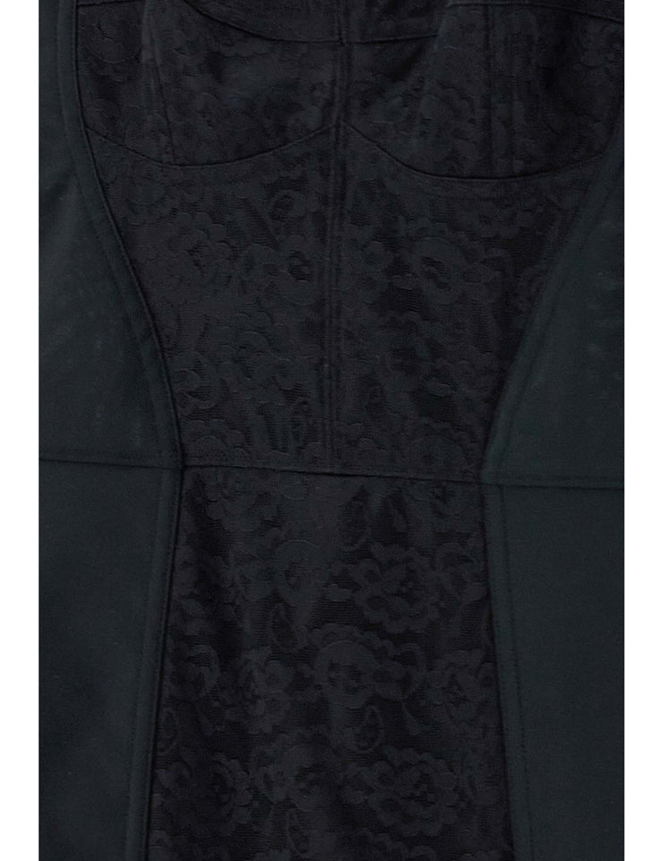 Dolce &amp; Gabbana Black Polyester Short Dress