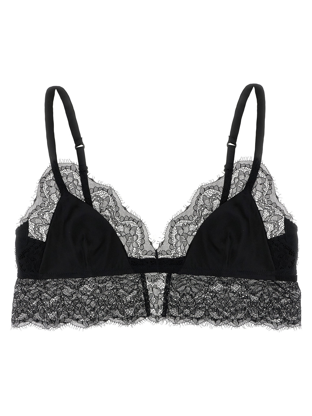 Dolce &amp; Gabbana Black Silk Bra