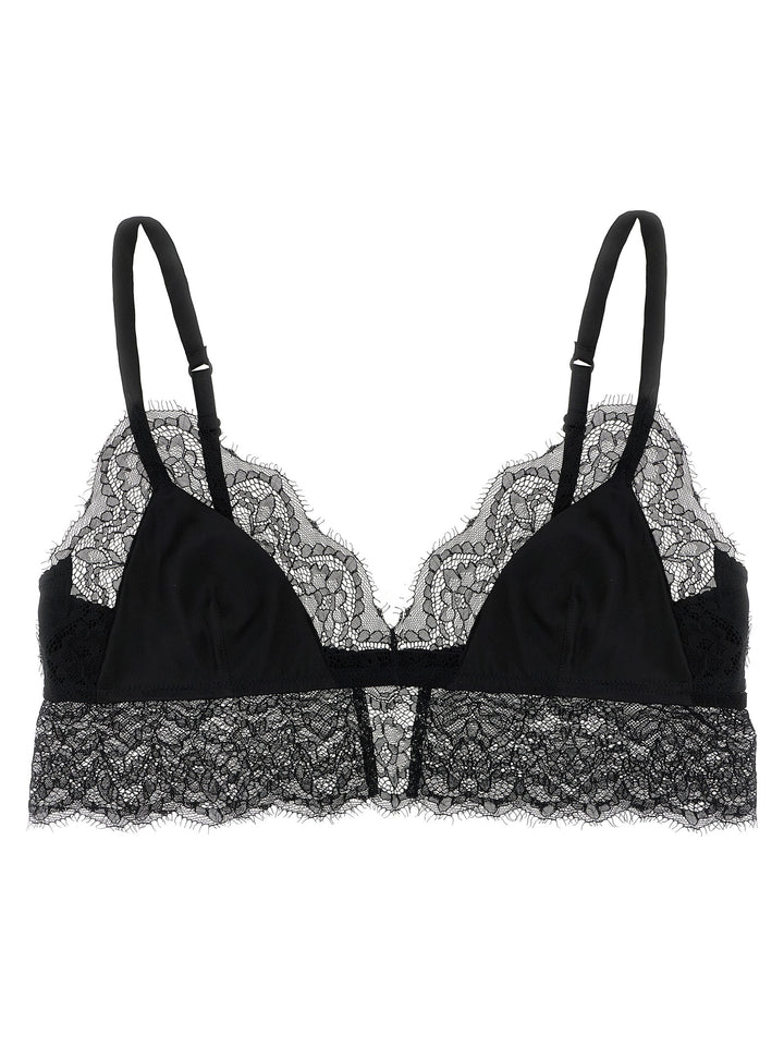 Dolce &amp; Gabbana Black Silk Bra