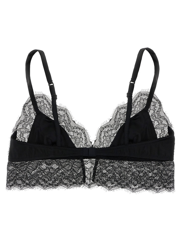 Dolce &amp; Gabbana Black Silk Bra