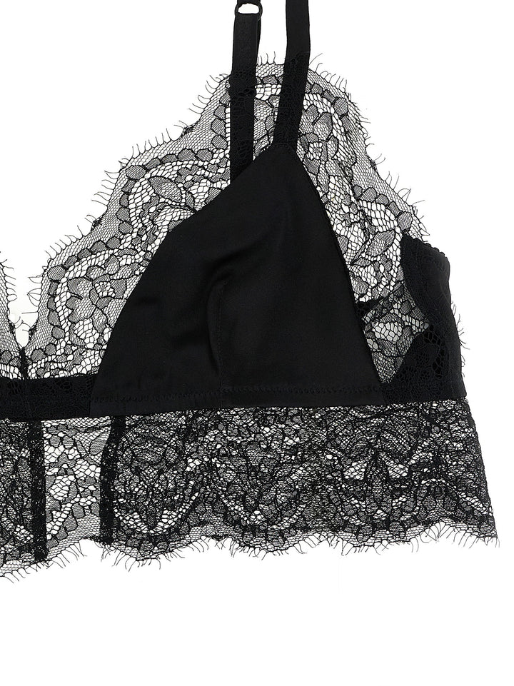 Dolce &amp; Gabbana Black Silk Bra