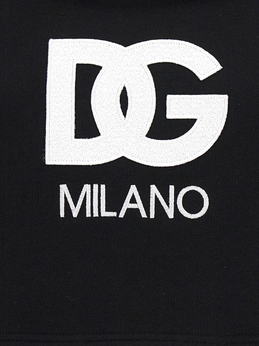 Dolce &amp; Gabbana Black Cotton Hoodie