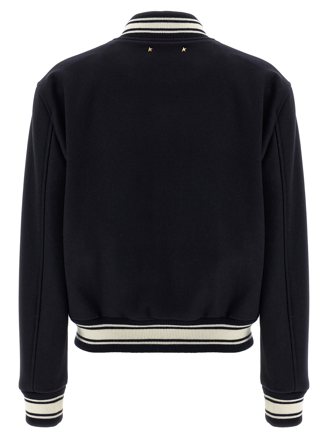 Golden Goose Blue Virgin Wool Bomber