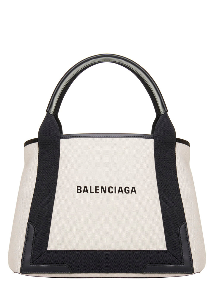 Balenciaga Bicolor Canvas Tote Bag