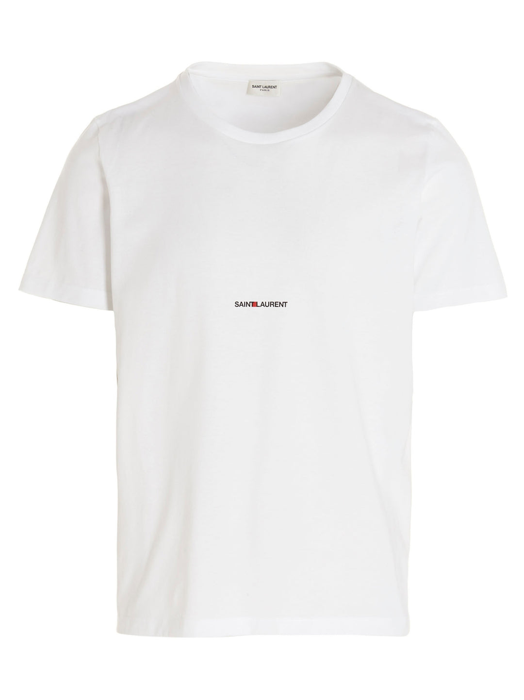 Saint Laurent White Cotton T-Shirt