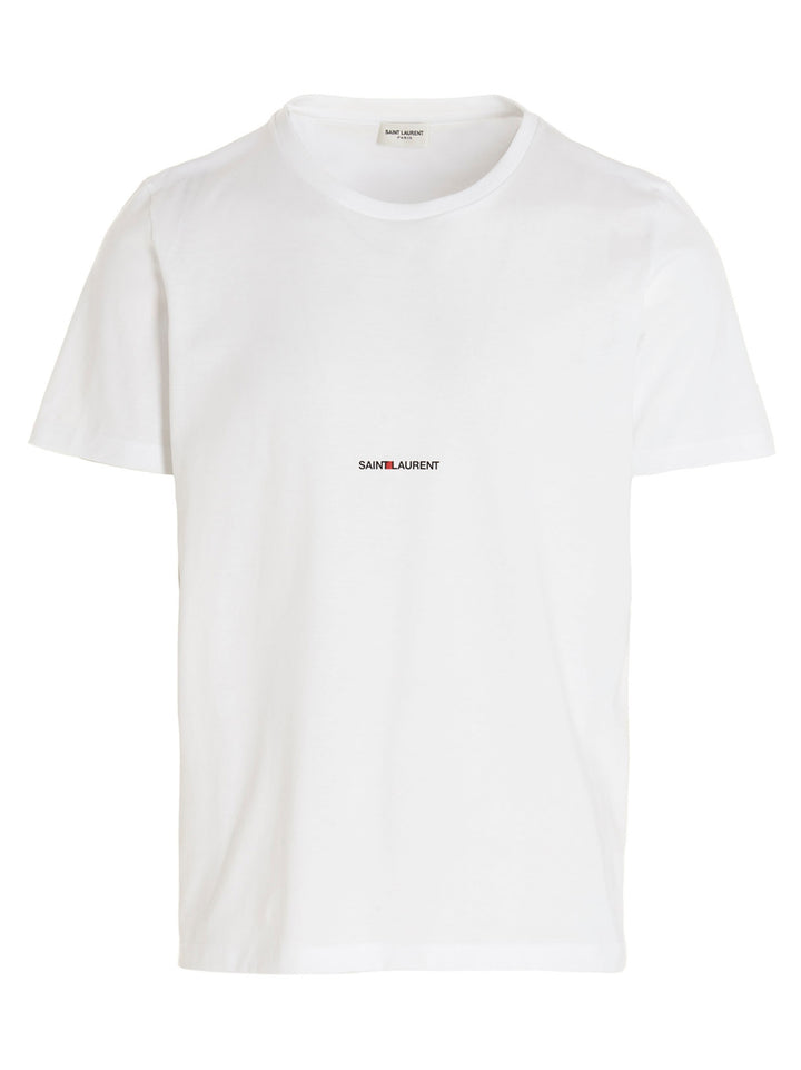 Saint Laurent White Cotton T-Shirt