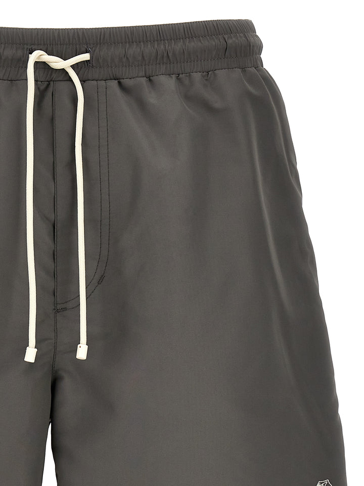 Brunello Cucinelli Gray Polyester Shorts