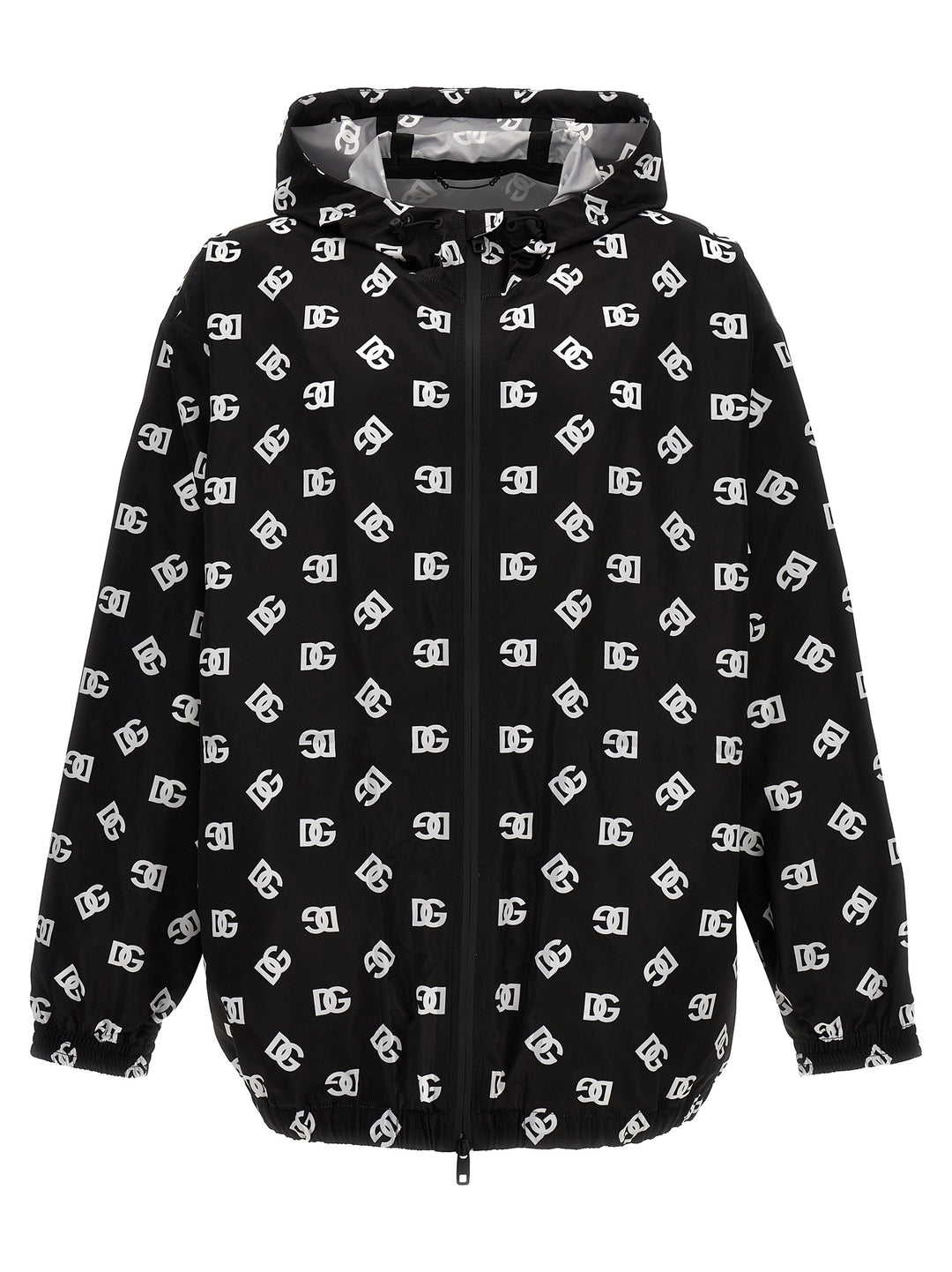 Dolce &amp; Gabbana Bicolor Polyester Shell Jacket