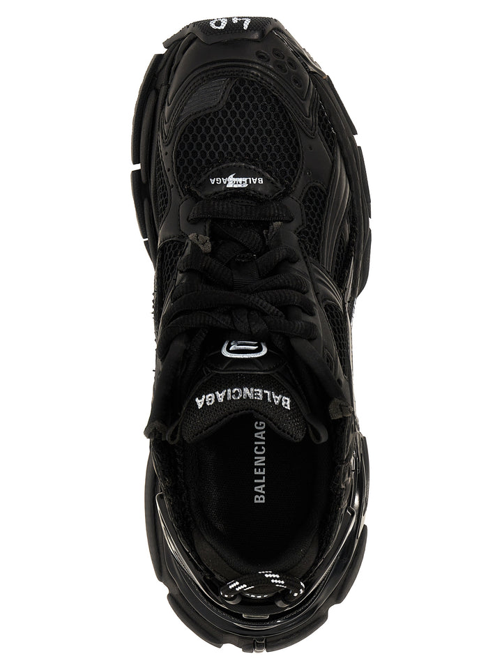 Balenciaga Black Polyester Athletic Sneakers