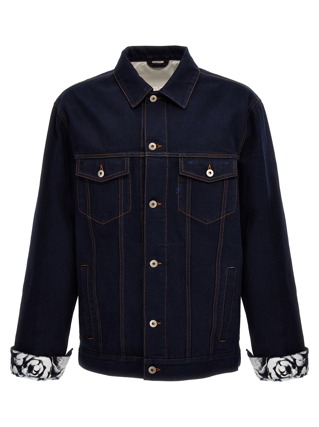Burberry Blue Cotton Denim Jacket